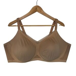 HONEYLOVE 3X Sculpting Bra 44DD E DDD F Beige Full‎ Support Smoothing Comfort